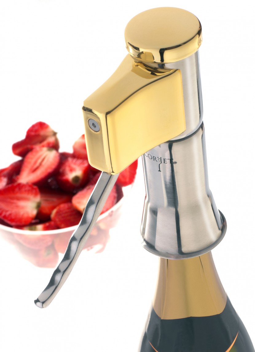 Descorjet original and innovative Champagne Opener Descorjet